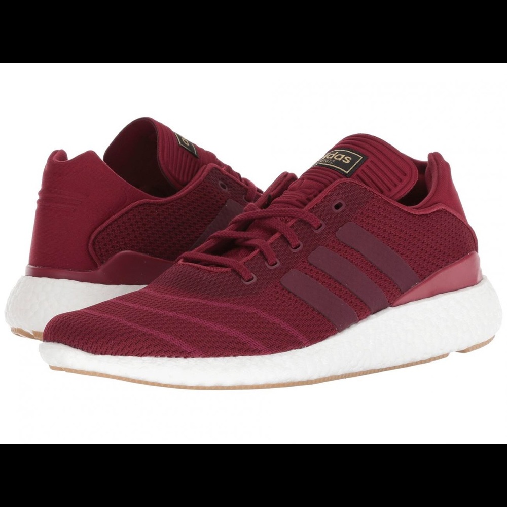 NWT Men’s Adidas Maroon Busenitz Pure Boost Sz 10